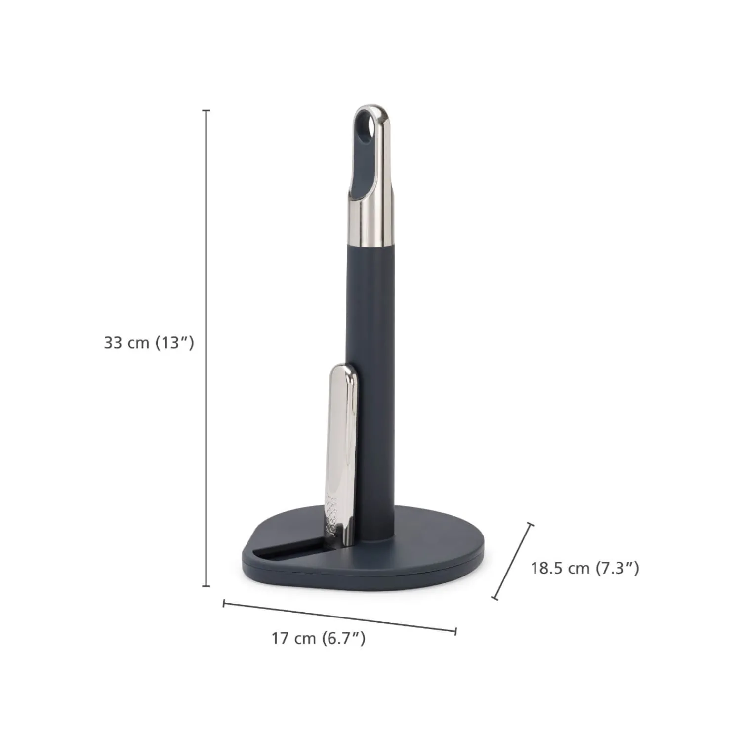 Joseph Joseph Hold Easy Tear Kitchen Roll Holder - Grey