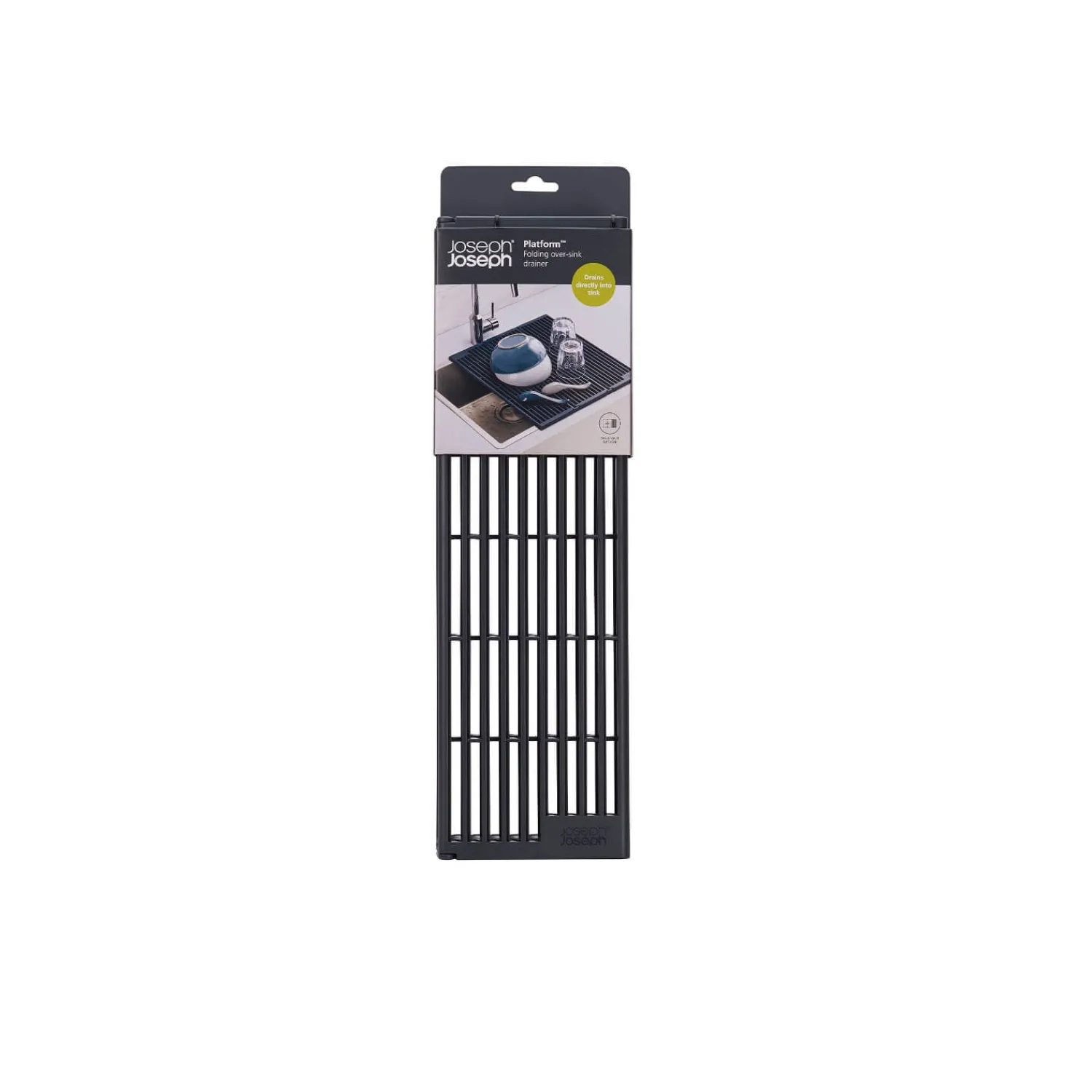 Joseph Joseph Platform Folding Over Sink Drainer - Grey