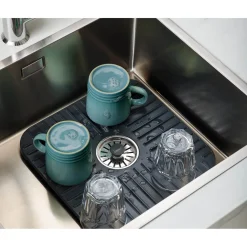 Joseph Joseph SinkShield™ Grey Sink Protector With Plug - Small