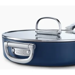 Joseph Joseph Space 28cm Non-Stick Folding Handle Saute Pan & Lid - Midnight Blue