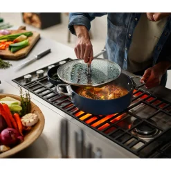 Joseph Joseph Space Folding Handle 3-Piece Cookware Set - Midnight Blue