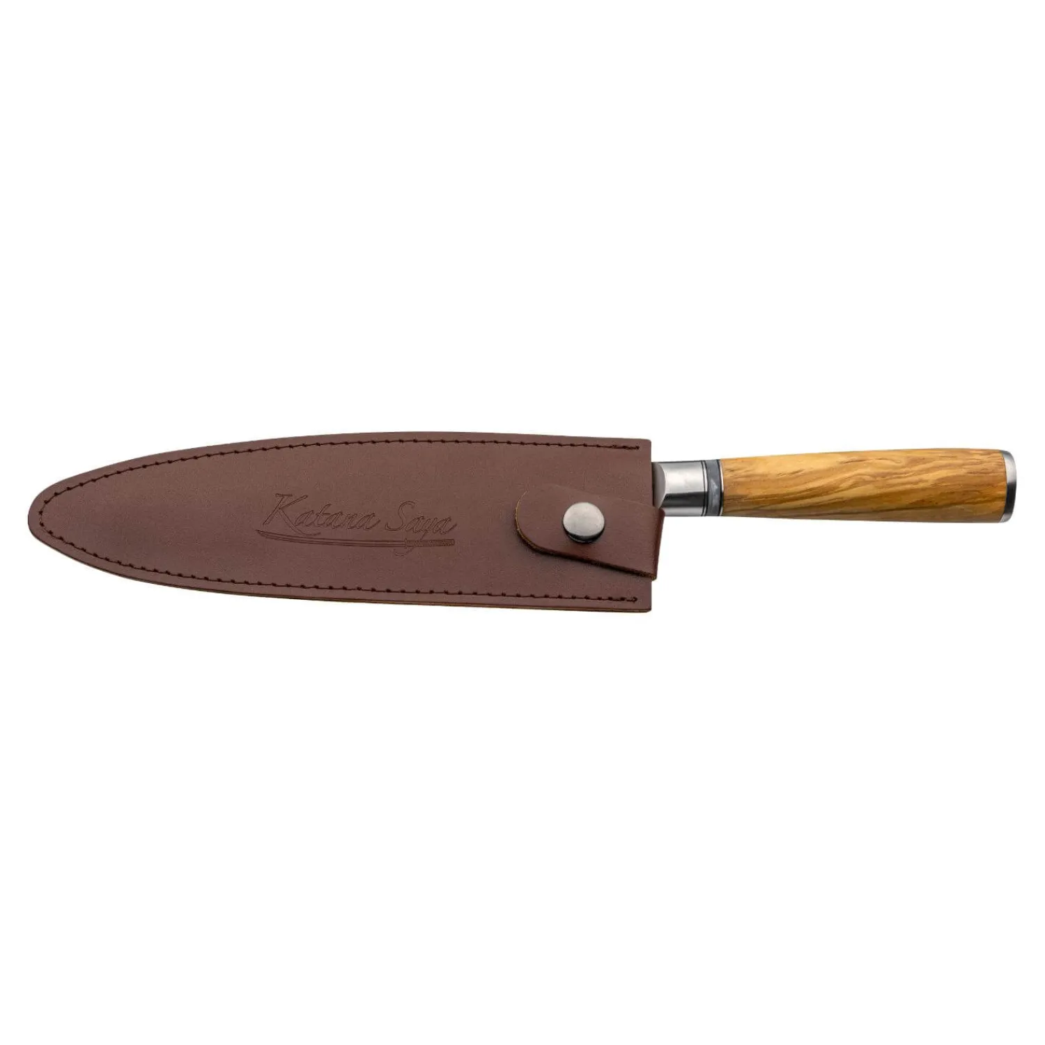 KATANA Saya Olivewood 20cm Carving Knife