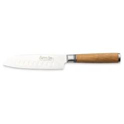 KATANA Saya Olivewood 12cm Santoku Knife