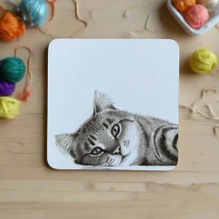 Katherine Sheard Coaster - Carter Cat