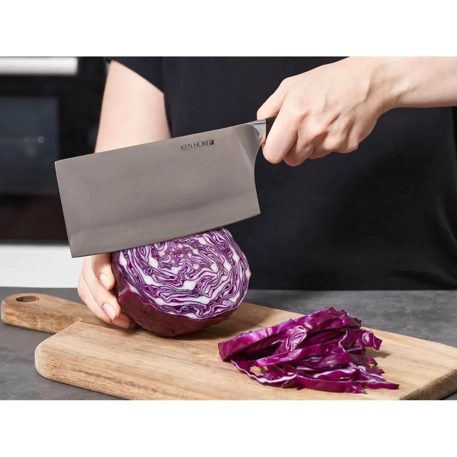 Ken Hom Stainless Steel Cleaver - 18cm