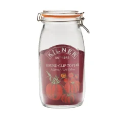 Kilner Glass Round Clip Top Storage Jar - 2 Litre