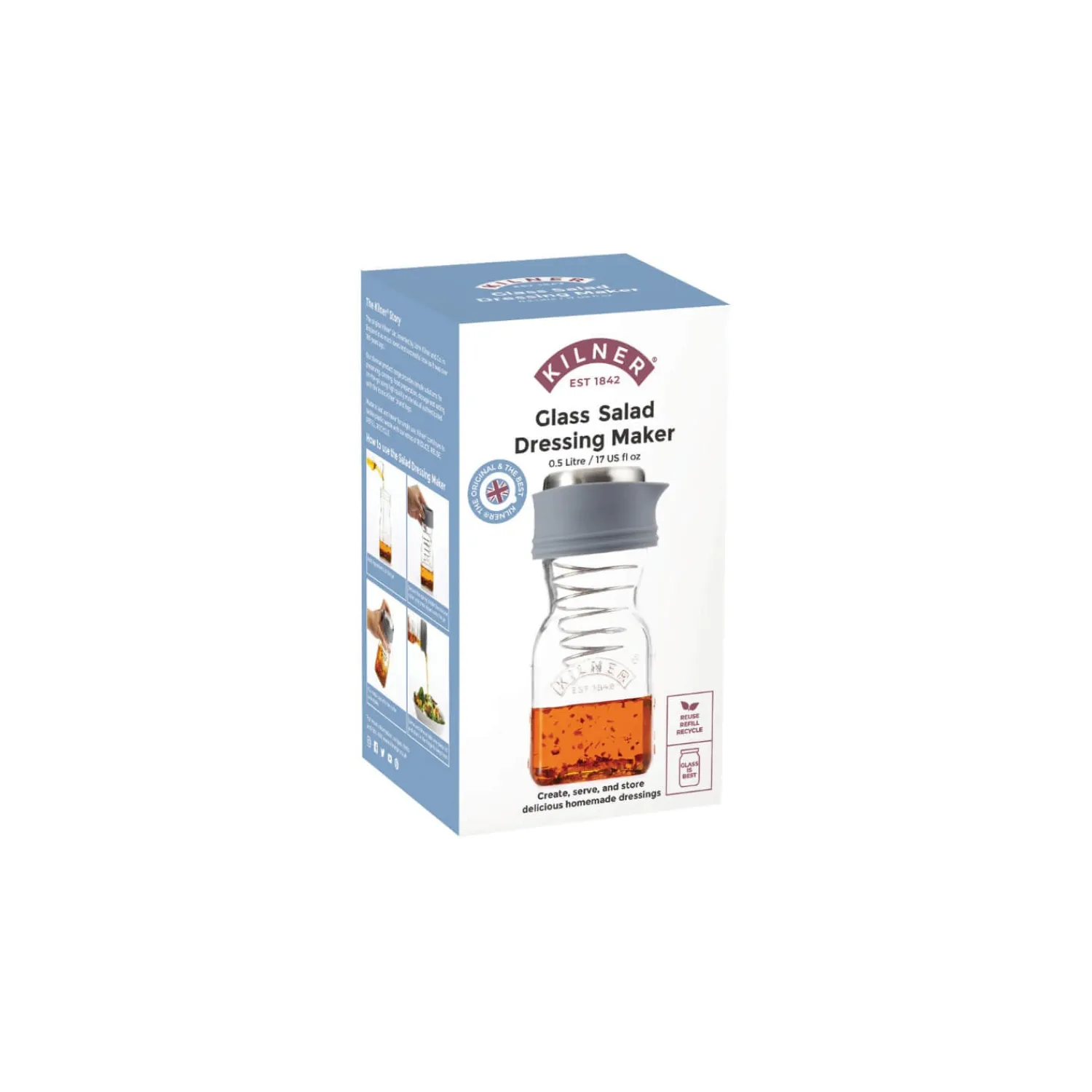 Kilner Glass Salad Dressing Maker