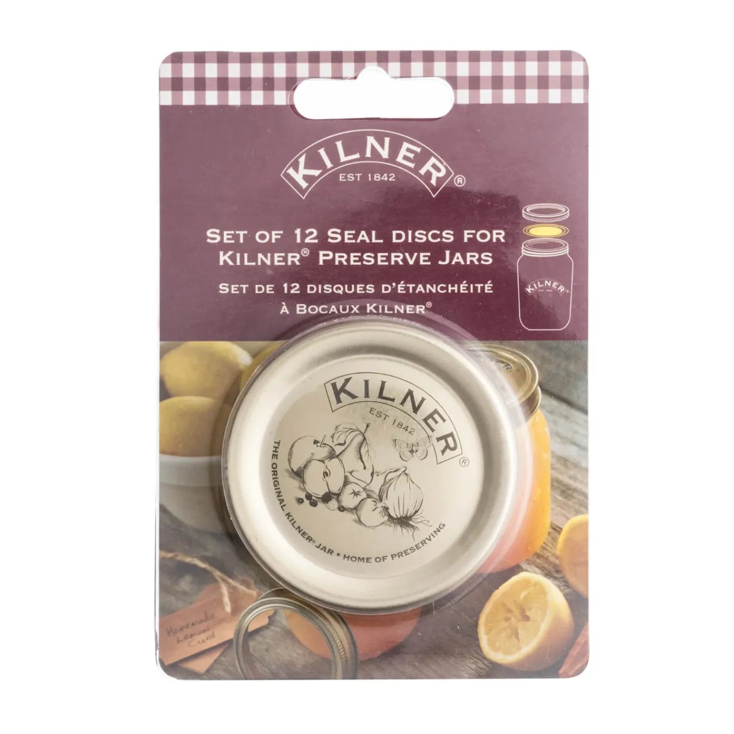 Kilner Set of 12 Seal Discs for Preserve Jars