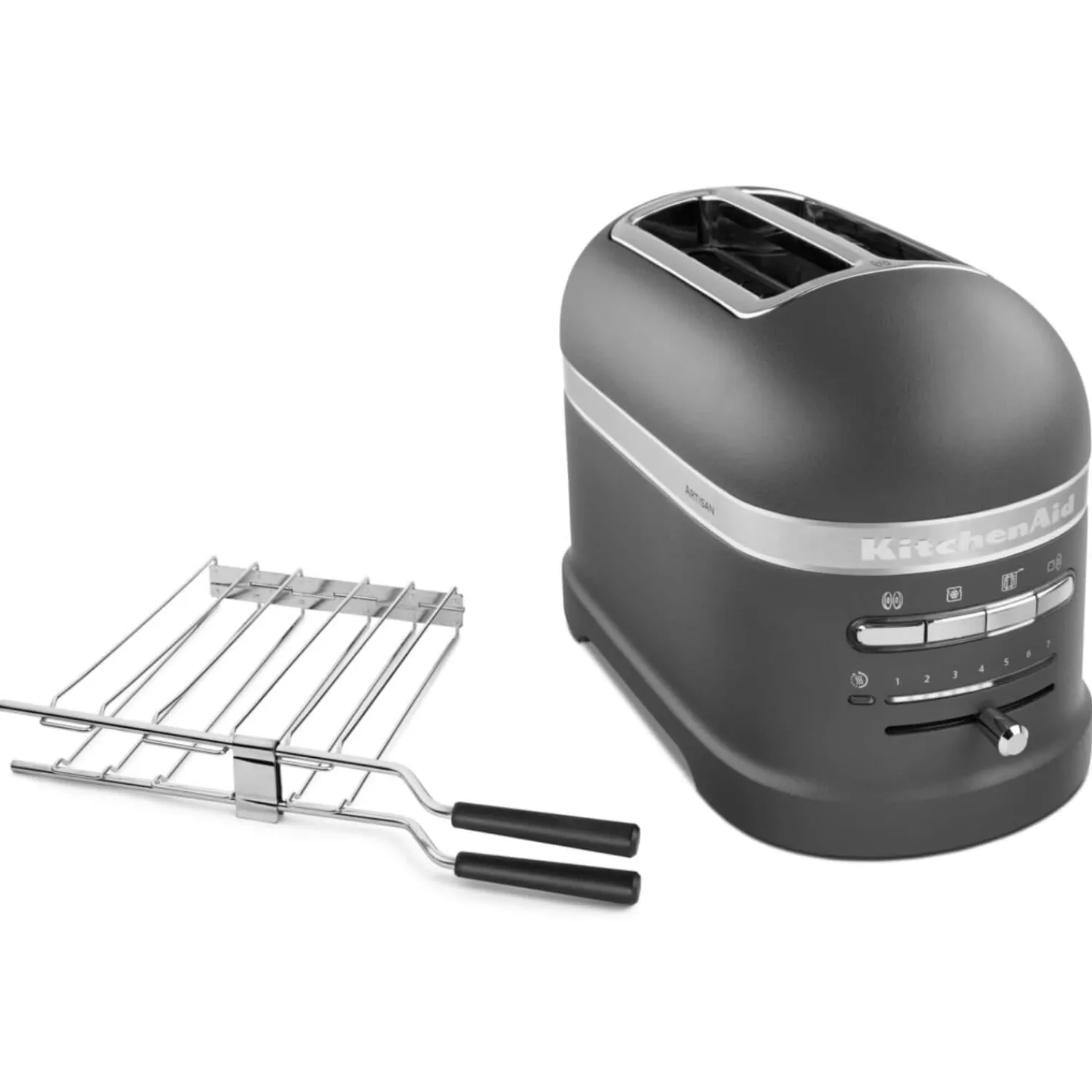 KitchenAid Artisan Kettle & 2 Slice Toaster Set - Imperial Grey