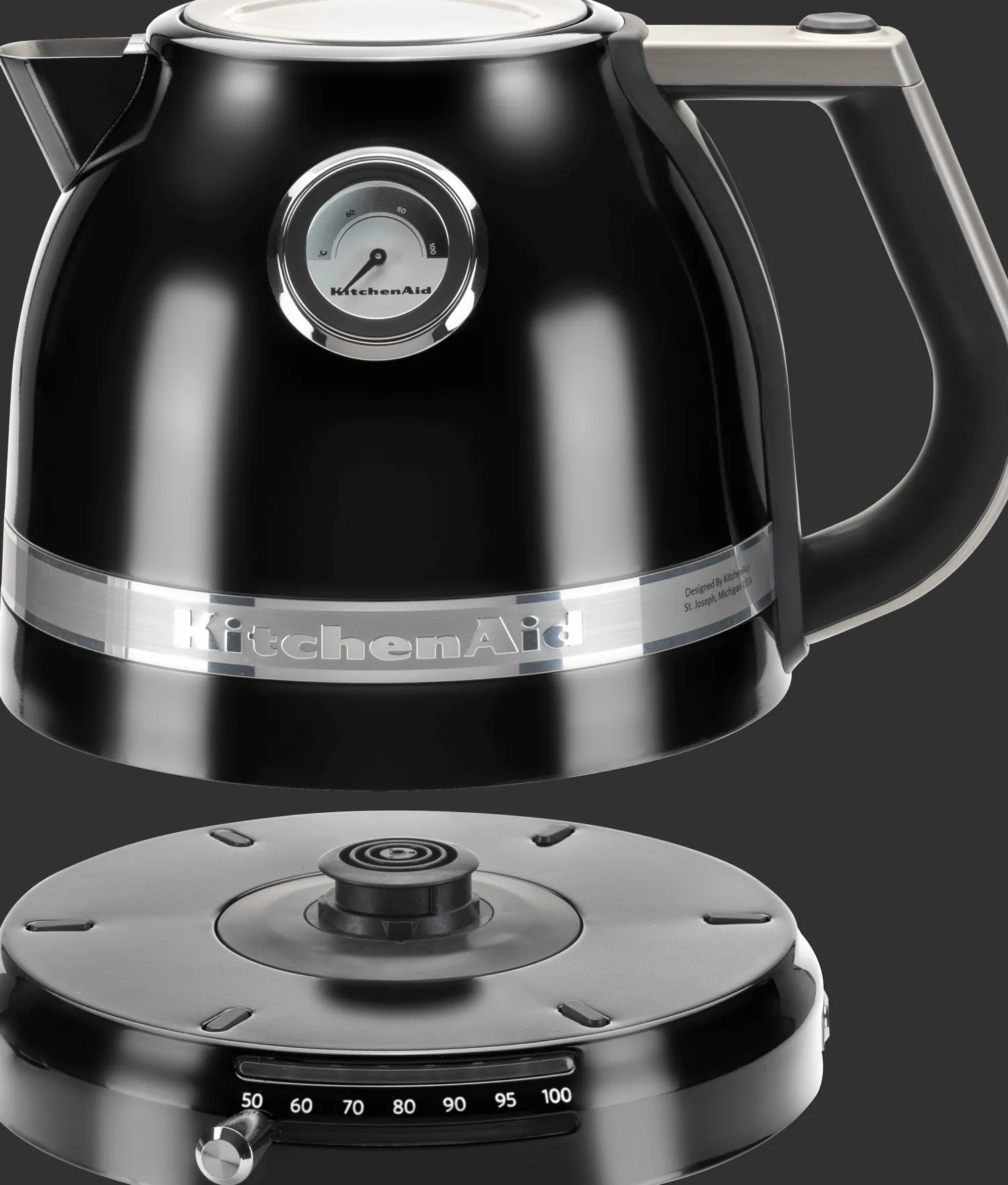 KitchenAid Artisan Kettle & 2 Slice Toaster Set - Onyx Black