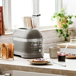 KitchenAid Artisan 5KMT2204BMS 2 Slice Toaster - Medallion Silver