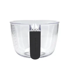 KitchenAid Clear Plastic Batter Bowl With Black Handle