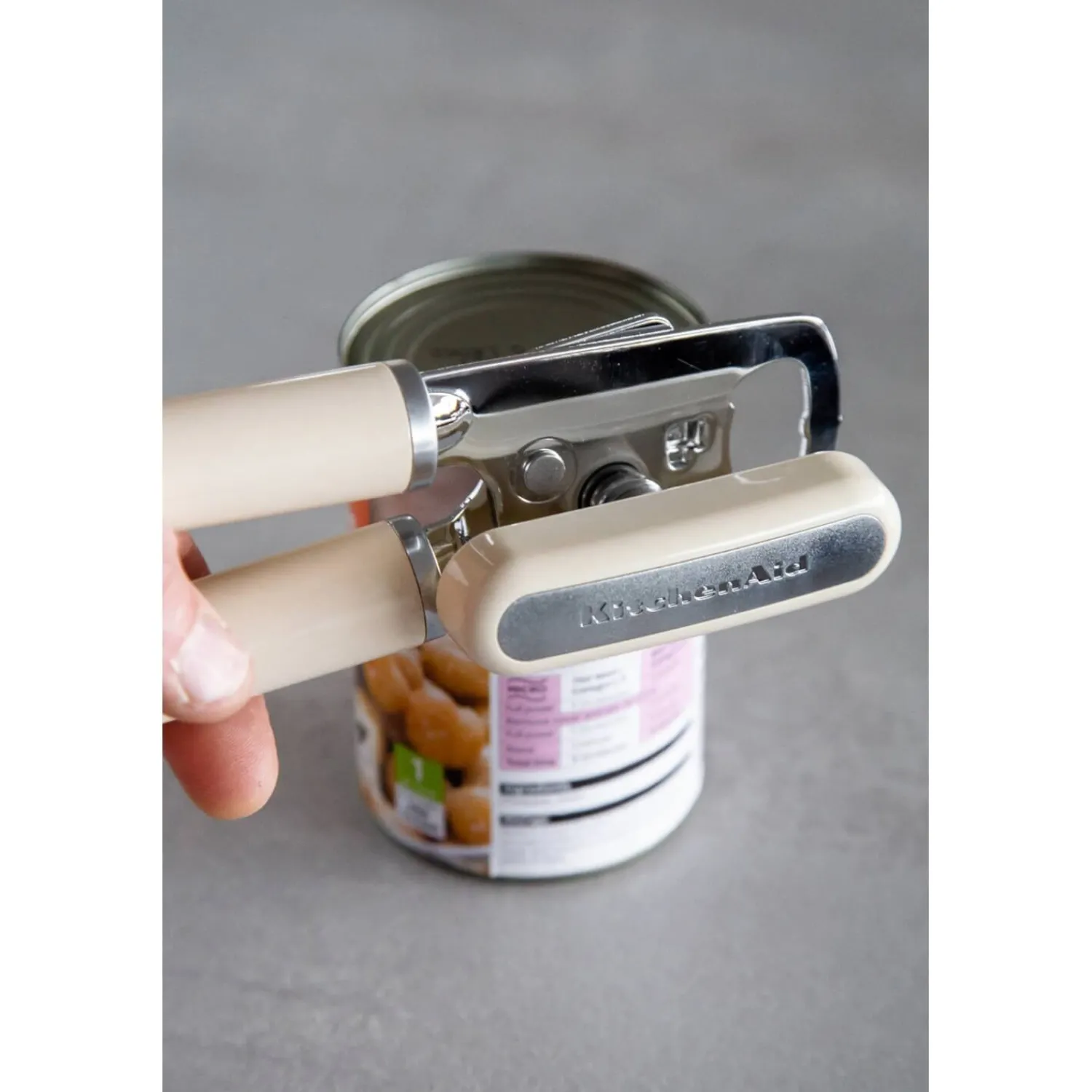 KitchenAid Stainless Steel Can Opener - Almond Cream