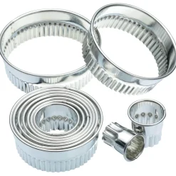 KitchenCraft Fluted Pastry Cutter Set - 11 Piece