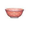 KitchenCraft Stoneware Bowl - Red Floral