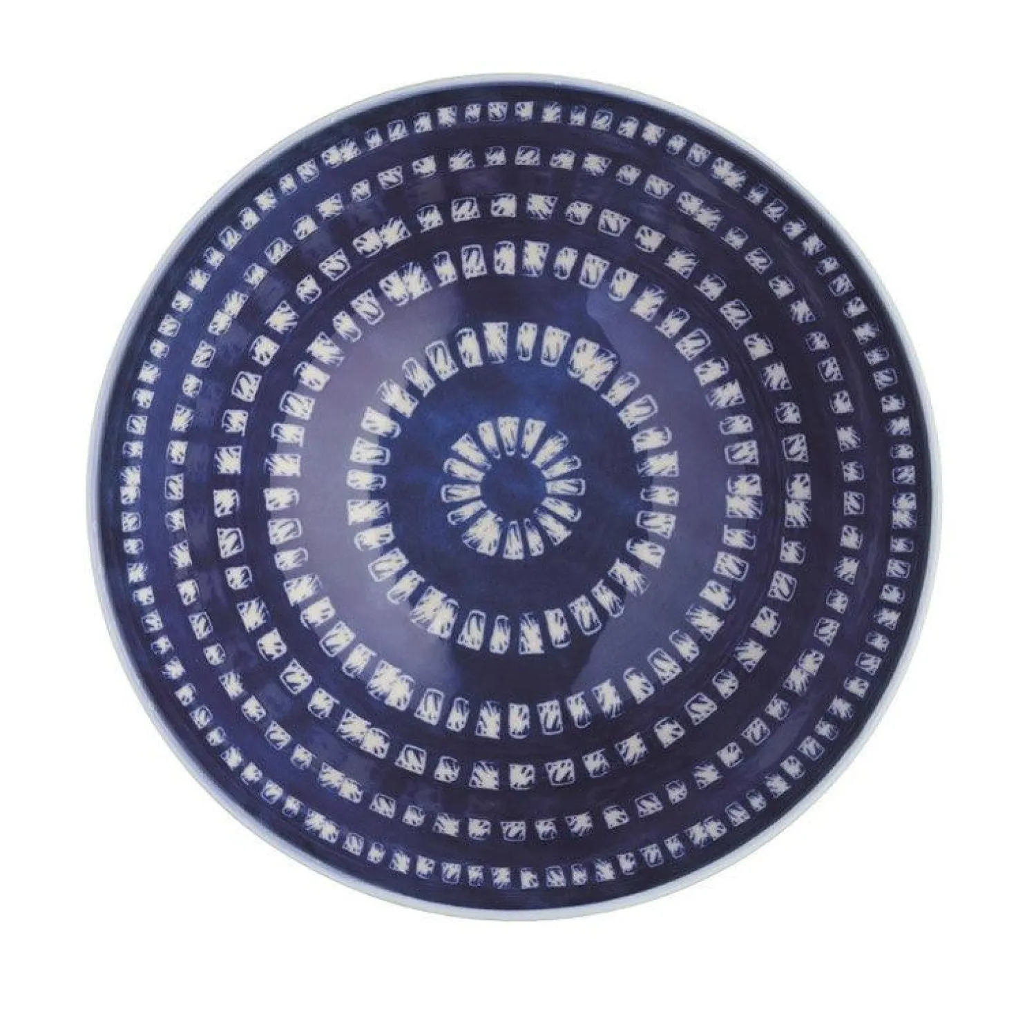 KitchenCraft Stoneware Bowl - Blue Tile