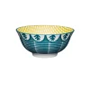 KitchenCraft Stoneware Bowl - Leafy Green