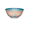 KitchenCraft Stoneware Bowl - Colourful Folk Pattern