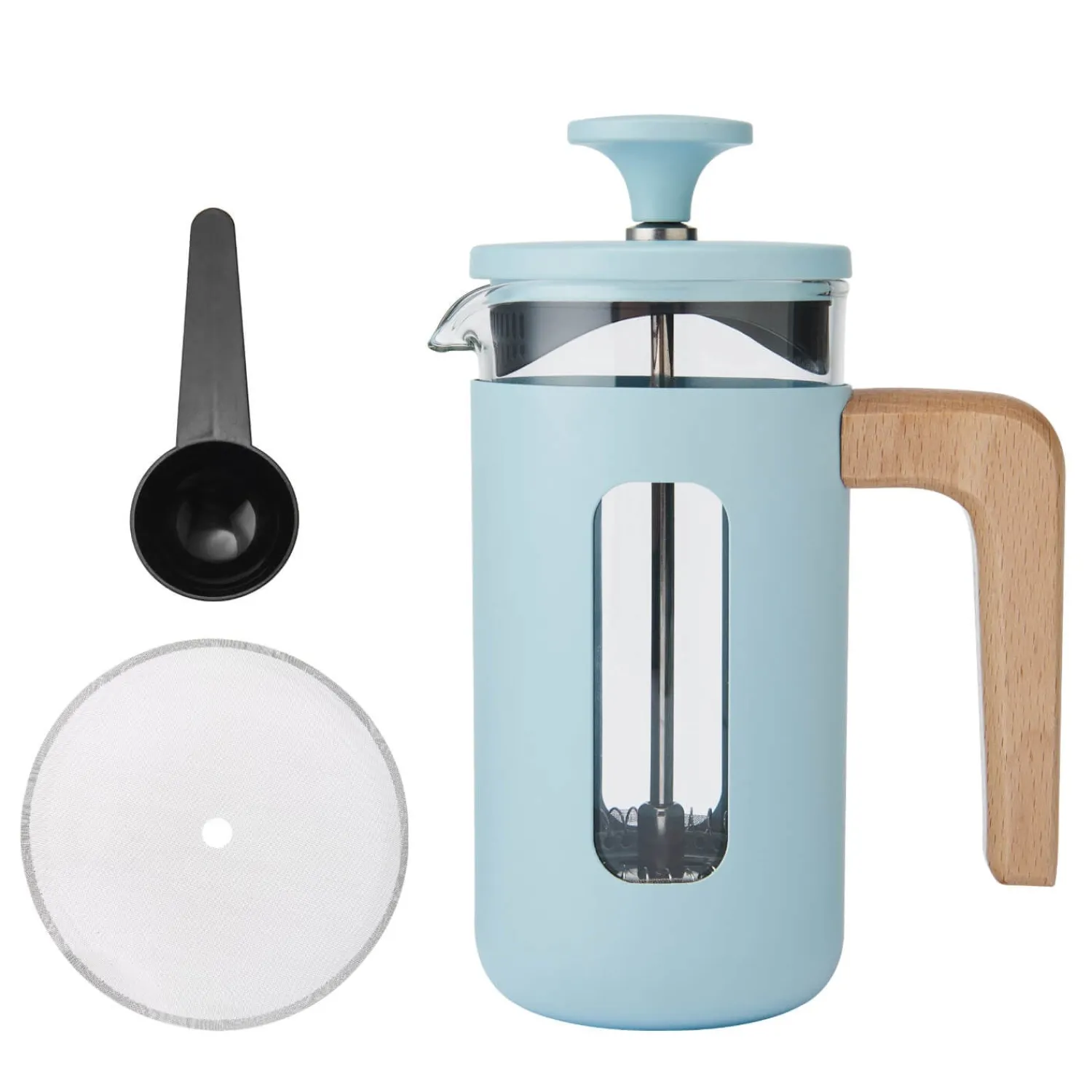 La Cafetiere La Cafetière Pisa 3-Cup Cafetière - Sky Blue