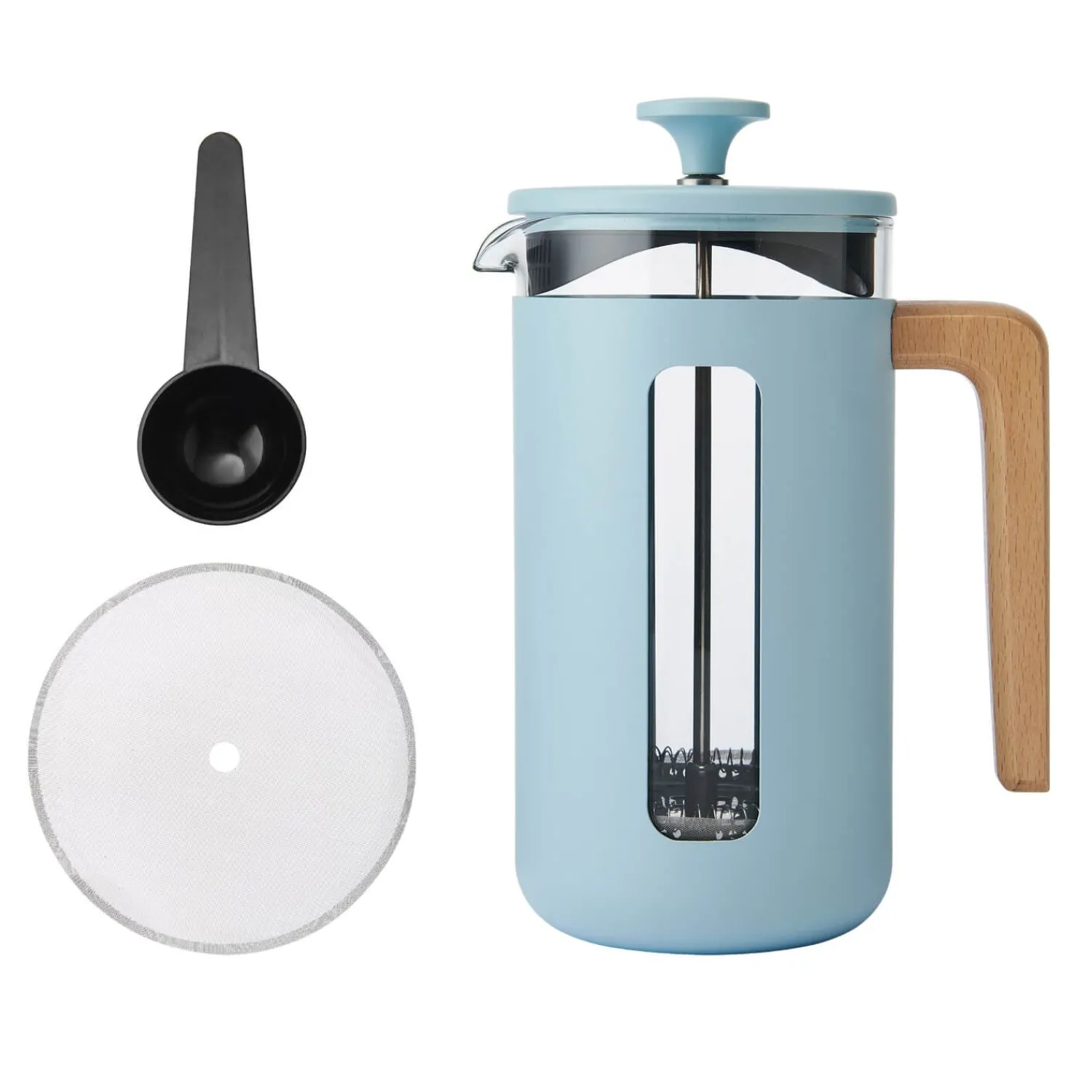 La Cafetiere La Cafetière Pisa 8-Cup Cafetière - Sky Blue