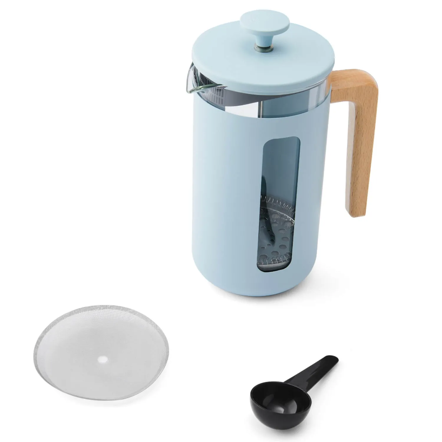 La Cafetiere La Cafetière Pisa 8-Cup Cafetière - Sky Blue