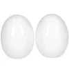 La Porcellana Bianca Menage Egg-Shaped Salt & Pepper Shakers