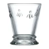La Rochere Bee Embossed Clear Goblet Tumbler Glass - 270ml