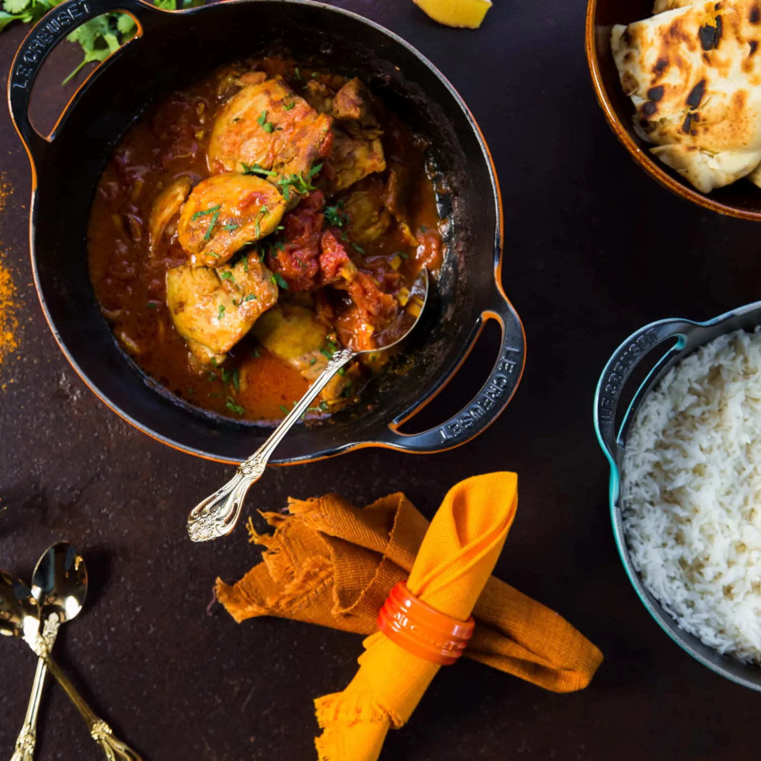 Le Creuset Cast Iron 24cm Balti Dish - Volcanic