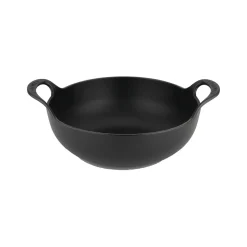 Le Creuset Cast Iron 24cm Balti Dish - Satin Black