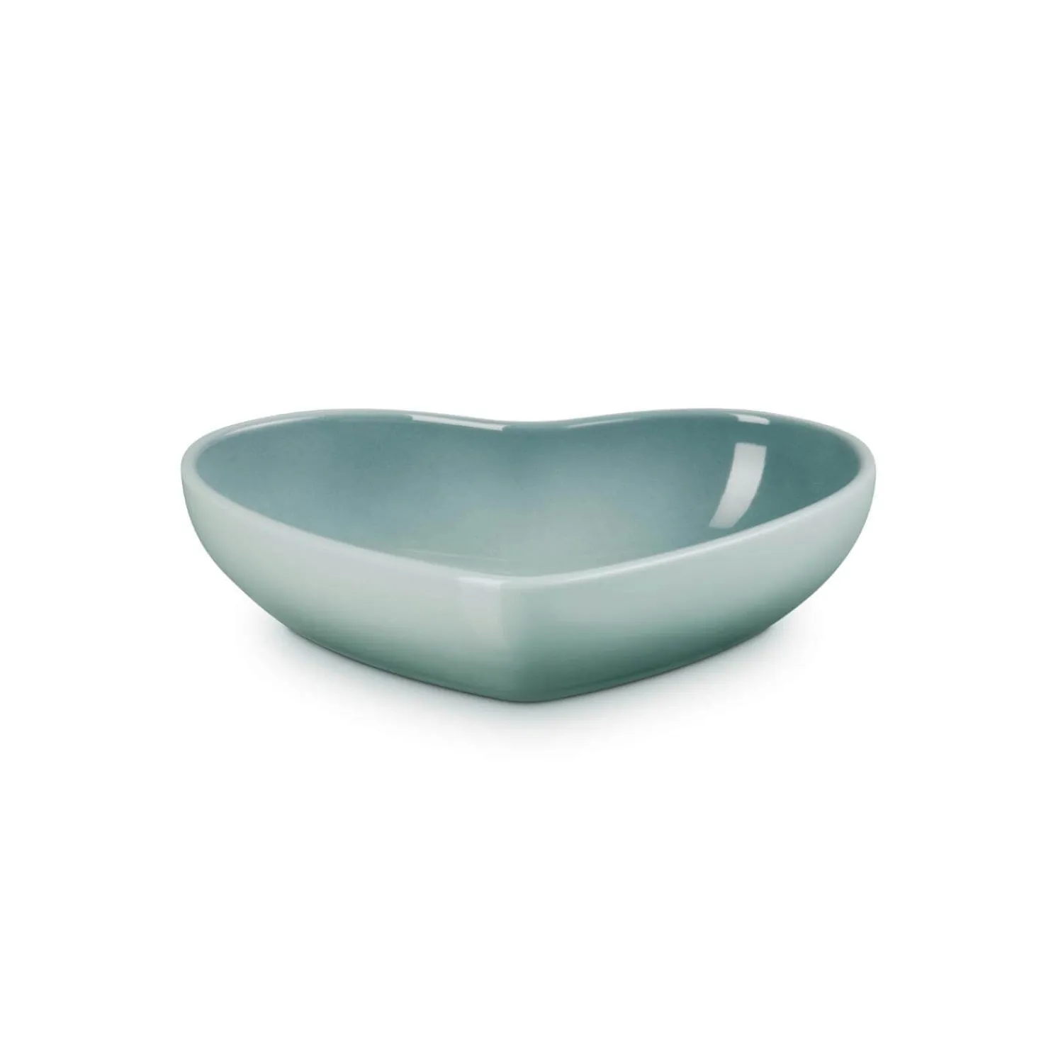 Le Creuset 23cm Heart Stoneware Bowl - Sea Salt