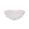 Le Creuset 23cm Heart Stoneware Plate - Shell Pink