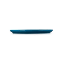 Le Creuset 27cm Stoneware Coupe Dinner Plate - Deep Teal