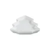 Le Creuset 19cm Stoneware Christmas Tree Plate - White