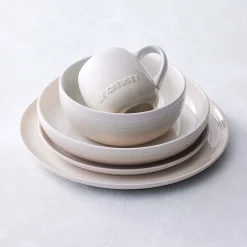 Le Creuset 22cm Stoneware Coupe Side Plate - Meringue