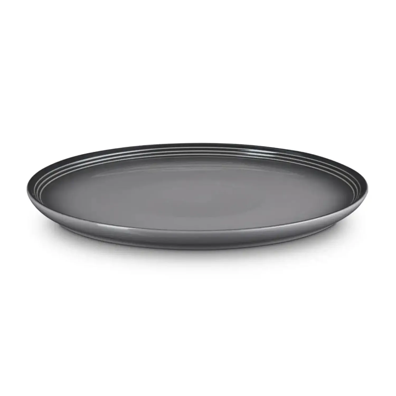 Le Creuset 27cm Stoneware Coupe Dinner Plate - Flint