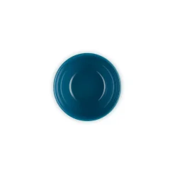 Le Creuset 12cm Stoneware Round Coupe Snack Bowl - Deep Teal