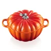 Le Creuset Halloween Cast Iron 24cm Pumpkin Casserole Dish - Volcanic