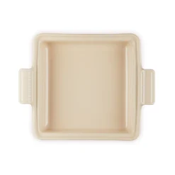 Le Creuset Heritage Stoneware 23cm Square Dish with Lid - Cerise