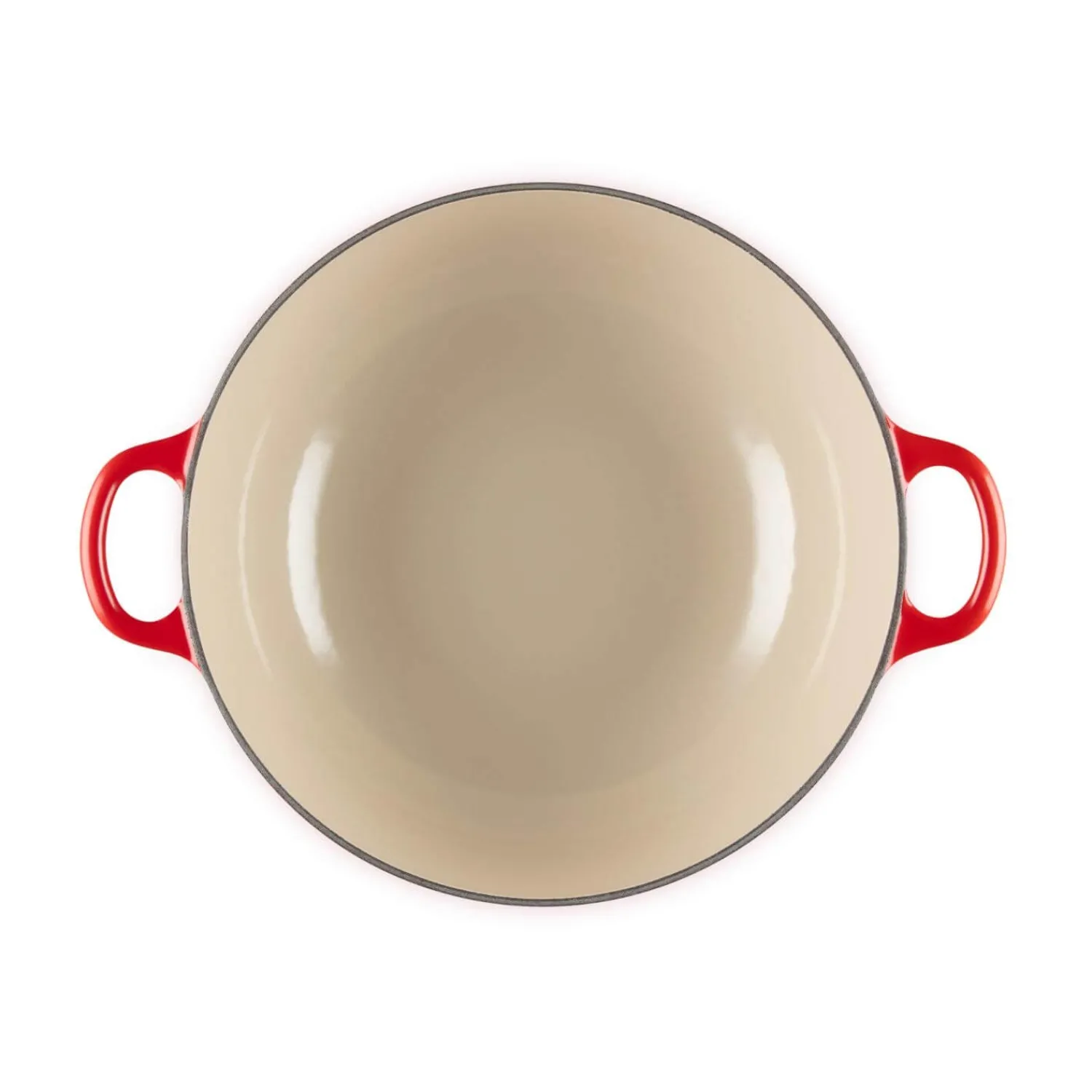 Le Creuset Holly Signature Cast Iron 26cm Soup Pot - Cerise