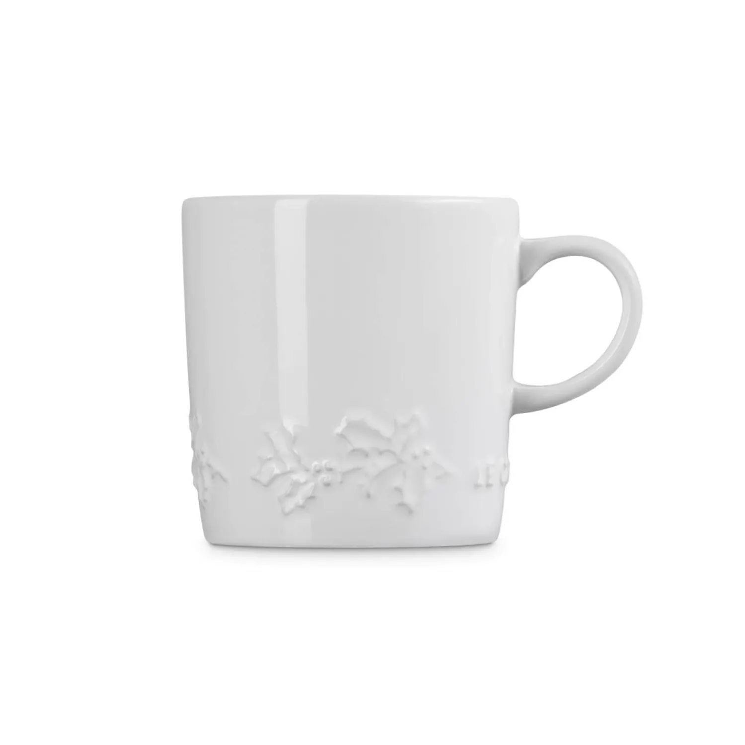 Le Creuset Holly Stoneware 350ml Mug - White