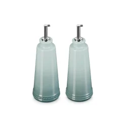 Le Creuset 300ml Stoneware Oil & Vinegar Set - Sea Salt