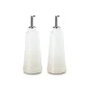 Le Creuset 300ml Stoneware Oil & Vinegar Set - Meringue