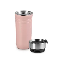 Le Creuset 'On The Go' 350ml Insulated Travel Mug - Shell Pink