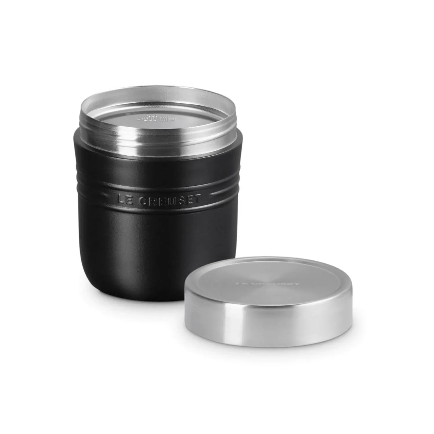 Le Creuset 'On The Go' 500ml Insulated Food Flask - Satin Black