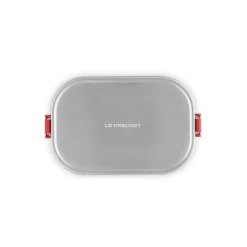 Le Creuset 'On The Go' Stainless Steel 900ml Rectangular Lunch Box - Cerise