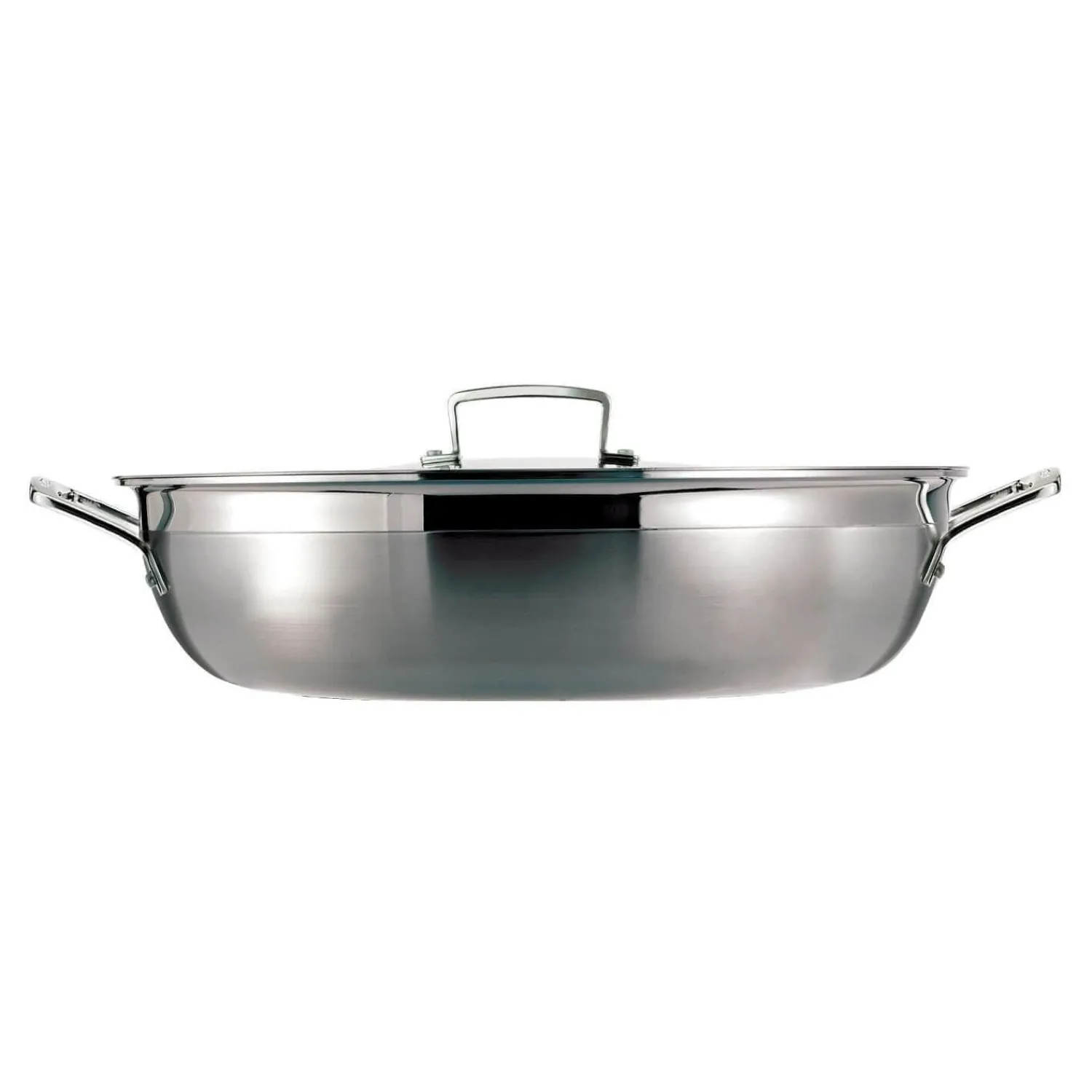 Le Creuset 3-Ply Stainless Steel Shallow Casserole - 24cm