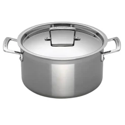 Le Creuset 3-Ply Stainless Steel Deep Casserole - 24cm