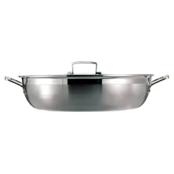 Le Creuset 3-Ply Stainless Steel Shallow Casserole - 30cm