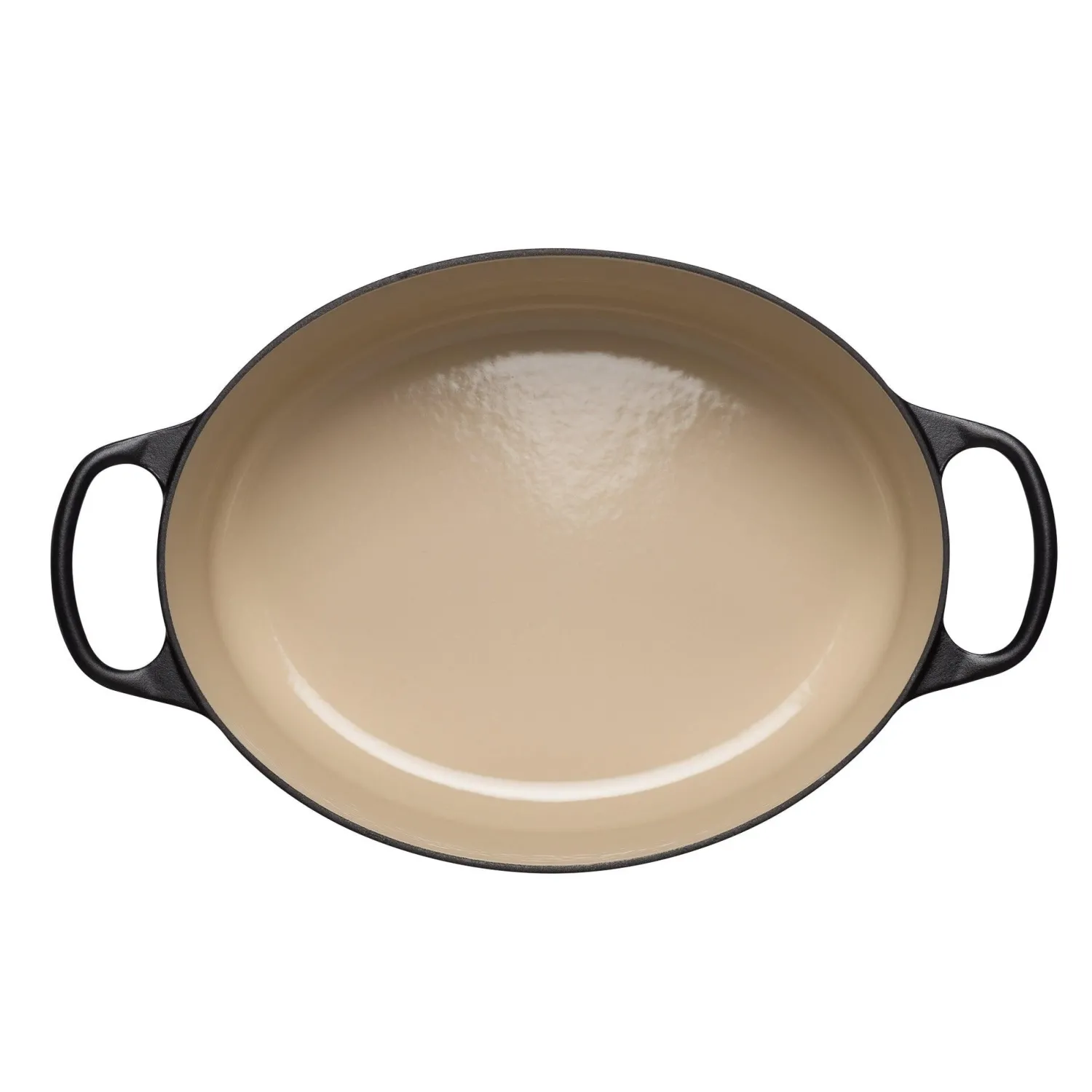 Le Creuset Signature Cast Iron 29cm Oval Casserole - Satin Black