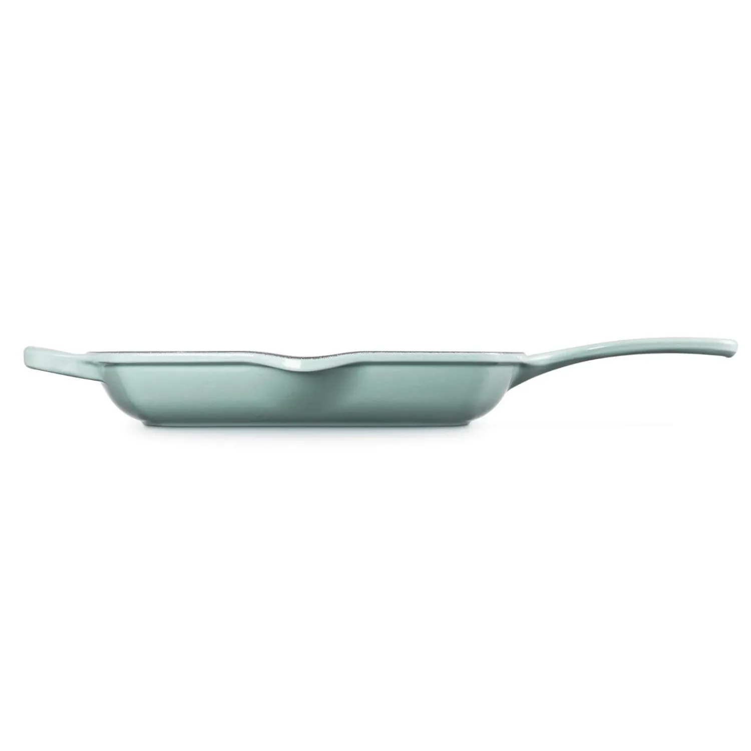 Le Creuset Signature Cast Iron 26cm Square Grillit - Sea Salt